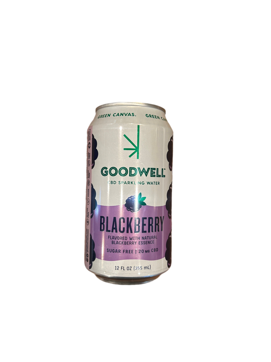Goodwell Blackberry CBD Sparkling Water