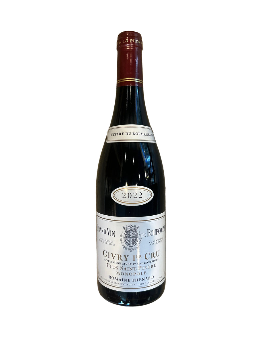 Domaine Thenard Givry 1er Cru Clos Saint Pierre