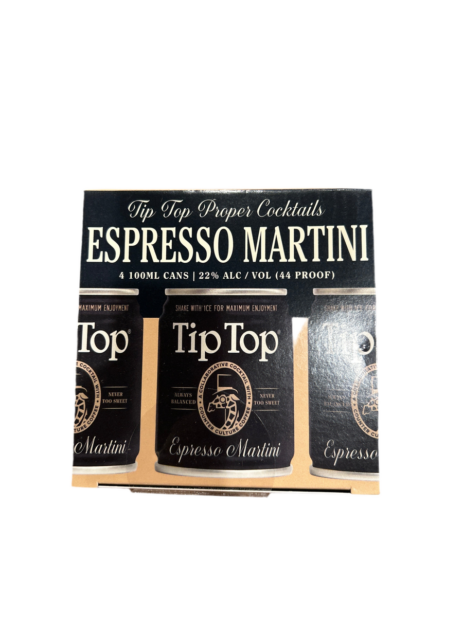 Tip Top Espresso Martini 4pk