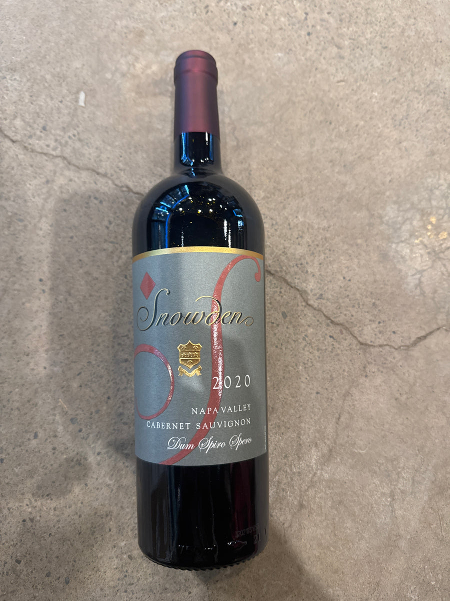 Snowden Cabernet Sauvignon Napa Valley Dum Spiro Speedo
