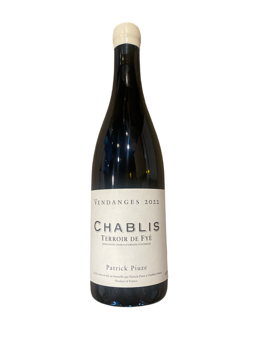 Patrick Piuze Chablis Terroir De Fye