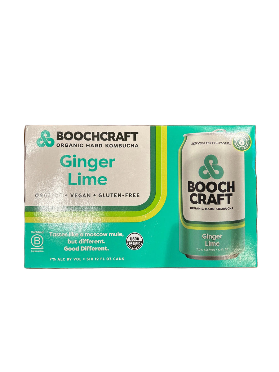 Boochcraft Ginger Lime Hard Kombucha