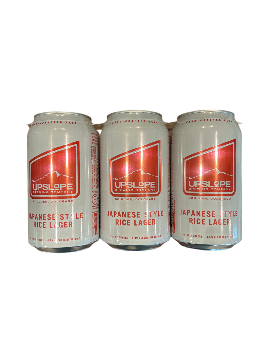 Upslope Japanese Style Rice Lager