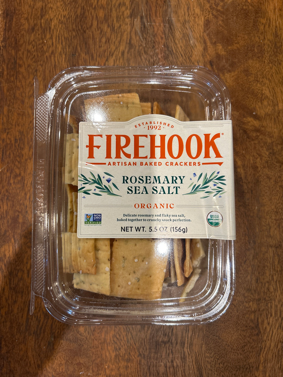 Firehook Baked Rosemary Salt Crackers