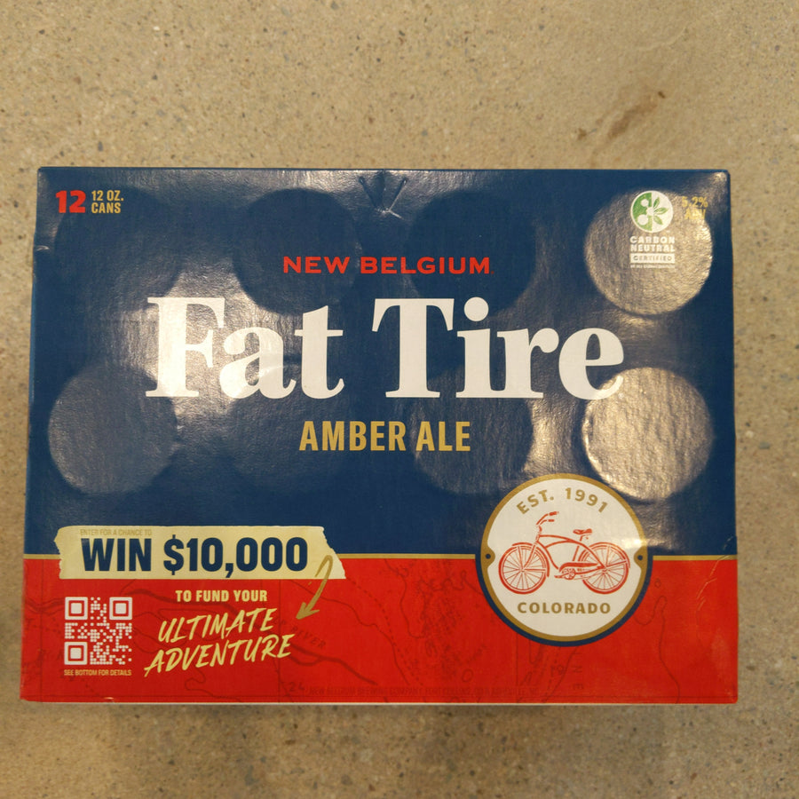 New Belgium Fat Tire Amber Ale 12 Pack